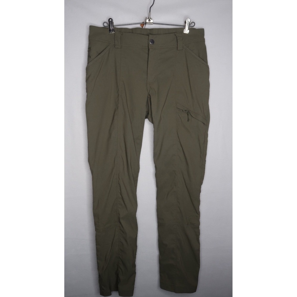 Duluth Trading Flexpedition Cargo Hiking Pants‎ Olive Green Women's 8x31 EUC